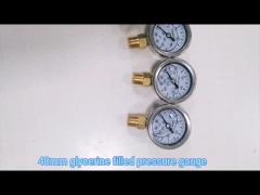 Hydraulic Industrial Pressure Gauge Manometer 60mm for glycerin