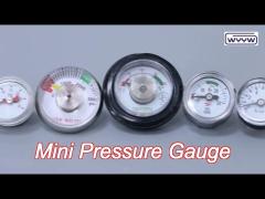 4000psi 38mm ss case spring tune small size with rubber cover cylinder pressure gauge