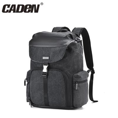 China CADeN M8 Factory Wholesale Custom Durable Canvas Waterproof Camera Backpacks With Laptop Compartment 28*15*42cm for sale