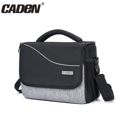 China CADeN D41 simple portable fashion men custom women shoulder cross - square body dlsr slr video camera bag for photograpy 25*14*19 cm for sale