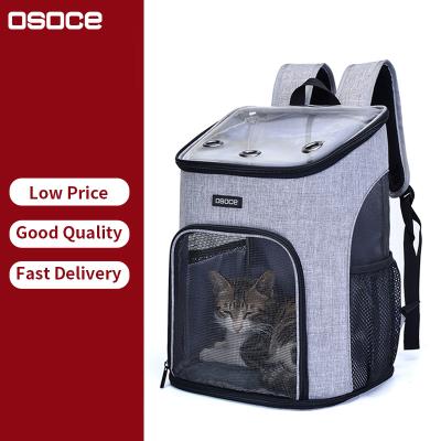 China Viable PVC Approved Outdoor Clear Travel Airline Pet Carrier Transparent Backpack for Small Cats and Dogs for sale