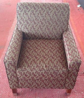 China Hotel fabric lounge chair with ottoman ,single sofa LC-0009 for sale