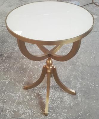 China stone top metal side table/end table,casegoods , hotel furniture,TA-0057 for sale