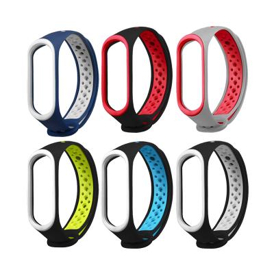 China Replacement Rubber Popular Colorful Strap Silicon Waterproof Watch Band For MI Band 3 4 for sale