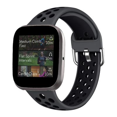 China Low MOQ Smart Watch Two Tone Dual Color Dots Silicone Strap Band for versa 2 lite edition for sale