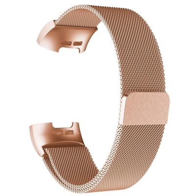 China Low MOQ Stainless Steel Milanese Strap Magnetic Wrist Band Replacement For Charge 3 Charge 4 for sale