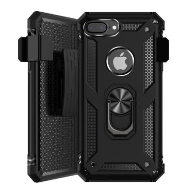 China Lightweight Hard Kickstand Ring Mount Car Phone Case Shockproof Protective Phone Case For iPhone XS and Other Model for sale