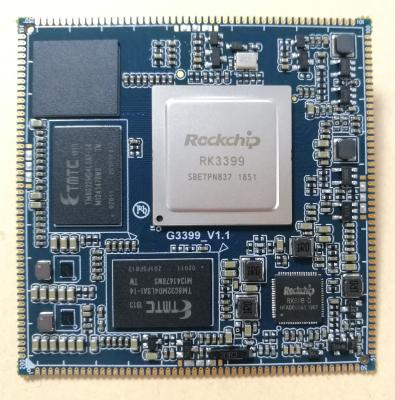 China Good Tech Support Rockchip RK3399 SOM Board 55mm*55mm*1.0mm for sale