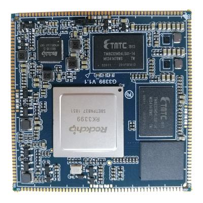 China Wholesale Rockchip RK3399 6 Core 1.4GHz Linux SOM 55mm x 55mm x 1.0mm for sale