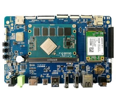 China ODM/OEM High Performance Rockchip RK3399 Development Board ARM A53 186.5mm x 115.6mm for sale