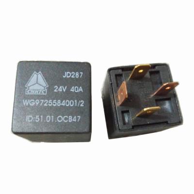 China 24 Volt Car Relay 5 Pin Contact Relay WG9725584001 24V 5pin for sale