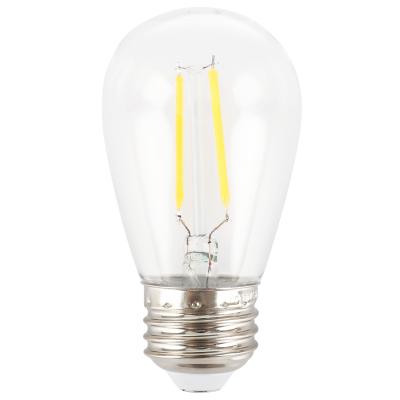 China Theme Park Vintage LED Edison Bulb E26 Warm White Durable 2200K PET Decorative Light Bulbs for sale