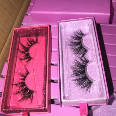 China Long Natural Full Strip Eyelash Boxes Logo Packaging Mink Eyelashes Custom Vendor for sale