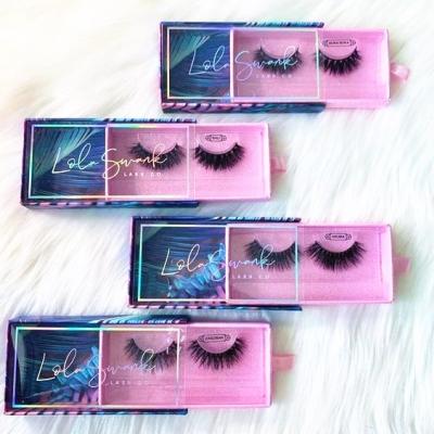 China Long Full Natural Strip Lashes3D 25Mm Lash Packaging Eyelashes Vendors Wholesale Vendor for sale