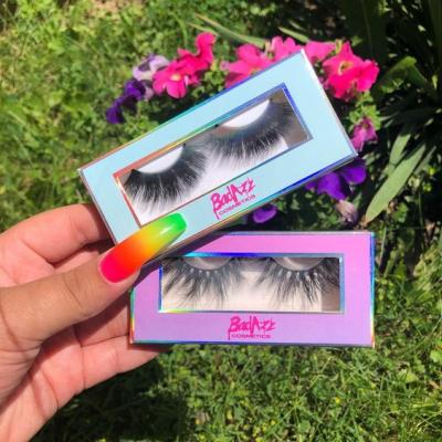 China Long Natural Custom Brand Lashes Mink 3D Eyelashes Eye Lashes And Boxes Custom Butterfly Logo Eyelash Case for sale