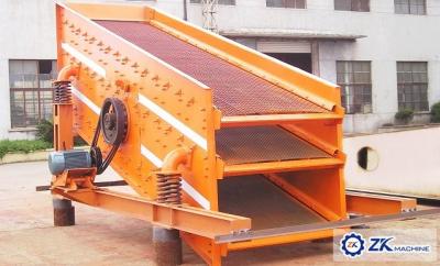 Chine 10-600 machine de criblage de sable de vibro de t/h, écran de vibration de mouvement linéaire à vendre