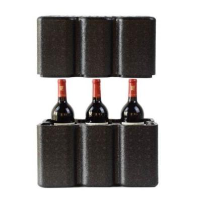 China Professional PPE Wine Packaging Box Manufacture Expanded Polypropylene PPE Foam NC Customized Hanwell Red 300 Sets; NHS for sale