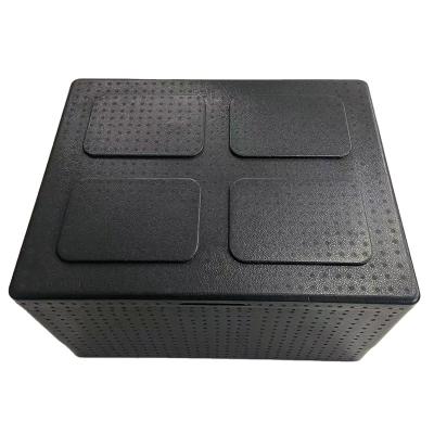 China Hanwell High Quality Wholesale 300 Sets Waterproof Black PPE Foam Box Cooler Packing Box Food Customized NC; SHN customized color for sale