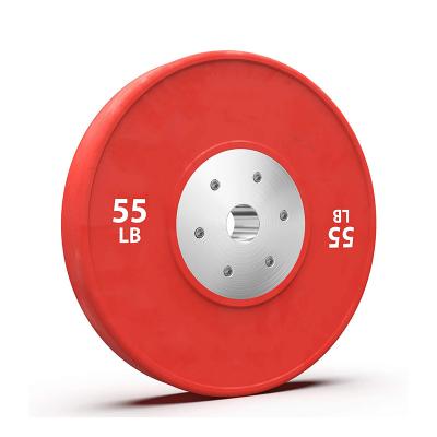 China Universal Hot Selling Durable Rubber Plate Barbell Weightlifting Bumper Plates for sale