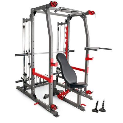 China Smith Machine Weight Bench Home Universal Commercial Gym Household Workout Full Body Training System for sale