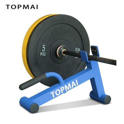 China Universal Mini Deadlift Barbell Bar Suitable For All Barbells Loading / Unloading Weight Plates Barbell Jack With Handle for sale