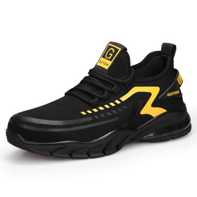 China Fashion Trend Men's Running Shoes Breathable Sport Shoes Anti-Slip Anti-Puncture Safety Shoes for sale