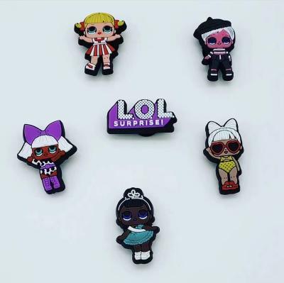 China New Design Viable PVC Powerpuff Girls Cheap Charms Wholesale for sale