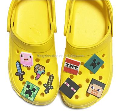 China 2022 New Trend Shoe Buckle Soft PVC Cartoon Charm Kid Custom Clogs Shoe Clog Charm for sale