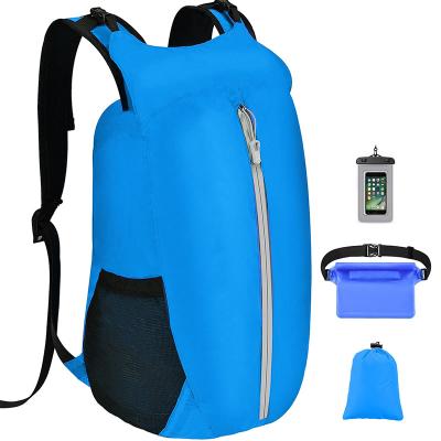 China New Sale Well Type Blue Nylon Waterproof Hike 20L Backpack For Outdoor for sale