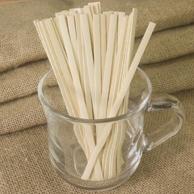 China Sustainable Disposable Natural Beverage Bamboo Custom Coffee Stirrers 110mm for sale