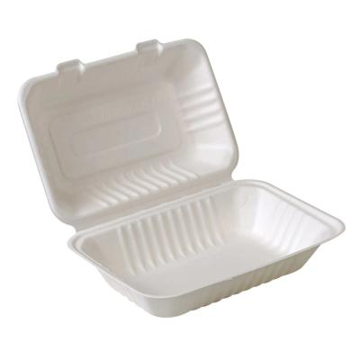 China Disposable Sugar Cane Bagasse Clamshell Disposable Food Bowl for sale