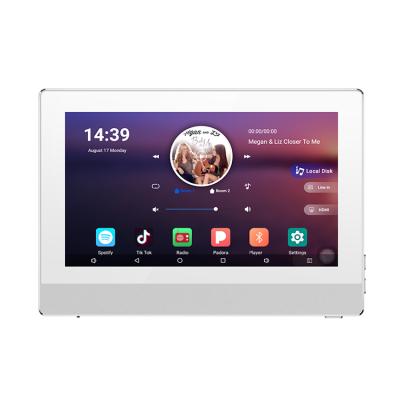 China 7inch Screen Panel Wall Mini Amplifier BT WIFI Smart Android Wall Amplifier 7inch for sale