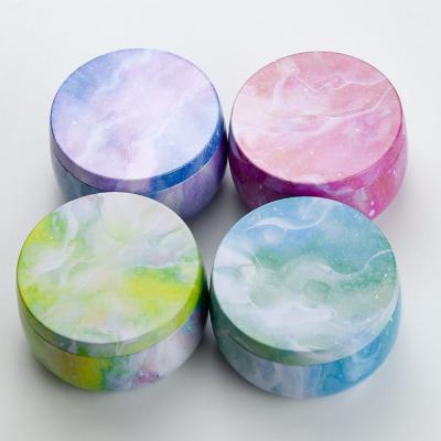 China Flameless Aroma Scented Gift 12 Set Soy Wax Portable Travel Tin Candles for sale