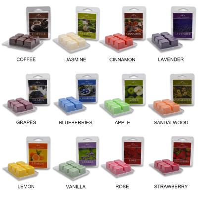 China Wholesale Wax Cube Soy Smell Nature Scented Home Decor Colors Scented Wax Melt for sale