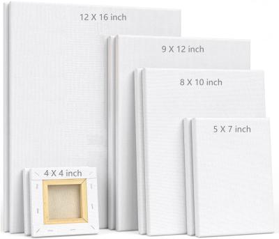 China Inkjet Printing Professional Art Supplies Stretched Canvas Blank Art Canvas Stretched Canvas White, Cotton Acrylic Primed for sale