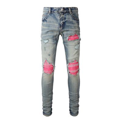 China Viable fashion damaged cheap price high quality cheap price high quality cheap custom made jeans china slim fit black jeans rippedjeans china for sale