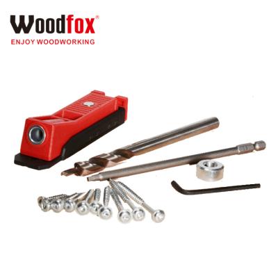 China Set drill depth and tighten a hole jig mini tools pocket hole jig and kits hand tools with hss step drill bit and screws in box for sale