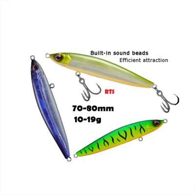 China Vib Subbait Wobblers Body Bass Trout Fishing Lures Hard Bodied Outdoor Plastic Artificial Pencil Fishing Cannonball II Pencil-Submersible Lure for sale