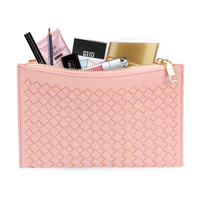 China Handheld Women Logo Custom Cosmetic Bag For Makeup Mini Pu Leather Portable Storage Hot Cute Professional Designer Fashoion Lokass Bag for sale