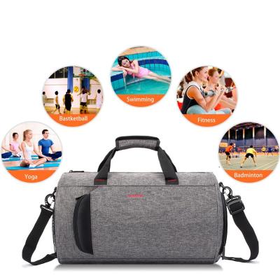 China Lokass Men Large Capacity Travel Duffel Bags Sports Gym Accessories Tote Bag Duffel Bag With Outdoor Shoes Compartment for sale