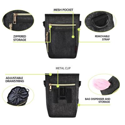 China Lokass C35 Body Food Snacks Storage Poop Bag Stand Treat Belt Bag Dog Training Pouch Waterproof Portable Adjustable Cross Bag Stored Waterproof for sale