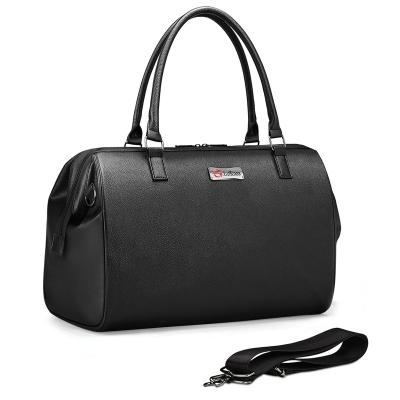 China Free Sample Lokass New Storage Space Reasonable Portable Large Capacity PU Leather Ladies Shoulder Men Outdoor Luxury Women's Travel Bag Work Tote Bag for sale