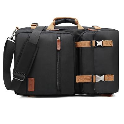 China Wholesale Lokass Fully Protective Convertible Bag 17.3 Inch Backpack Briefcase Messenger Bag Business Laptop Briefcase for sale