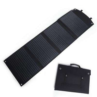 China 100w usb mobile smart foldable camping backpack solar power system chinese solar panel with battery for sale