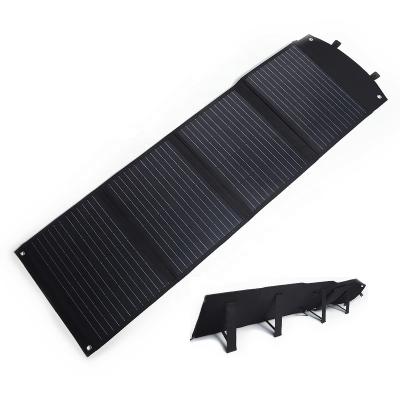 China Solar Power System 120w 100w Solar Panel High Efficiency Portable Monocrystalline Solar Power Cell With Charger for sale