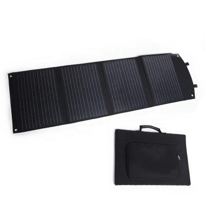 China Solar Power System Home Black Foldable Bag Camping 120 Watt Solar Panel BD Prices Full Free USA With Charger Battery for sale