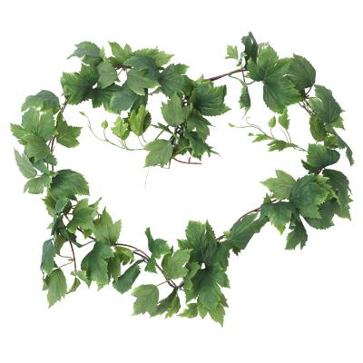 China Best Direct 6Ft Wholesale Minimalist Selling New Ivy Artificial Foliage Plant Ivy Greenery Garland Grape Vines of Artificial Silk Leaves for sale