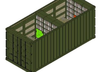 Cina Sei container utilizzati estensibili della caffetteria di 20 GP delle porte in vendita