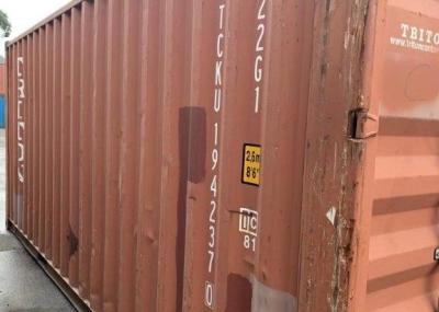 Cina L'acciaio di 20GP Corten ha usato la capacità dei container 33.04cbm in vendita