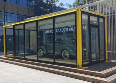 Cina contenitore prefabbricato 15m2 di mostra dell'automobile di 20ft in vendita